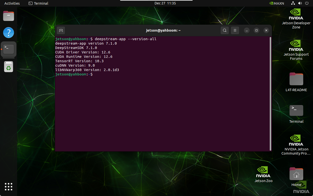 DeepStream Version
Output
