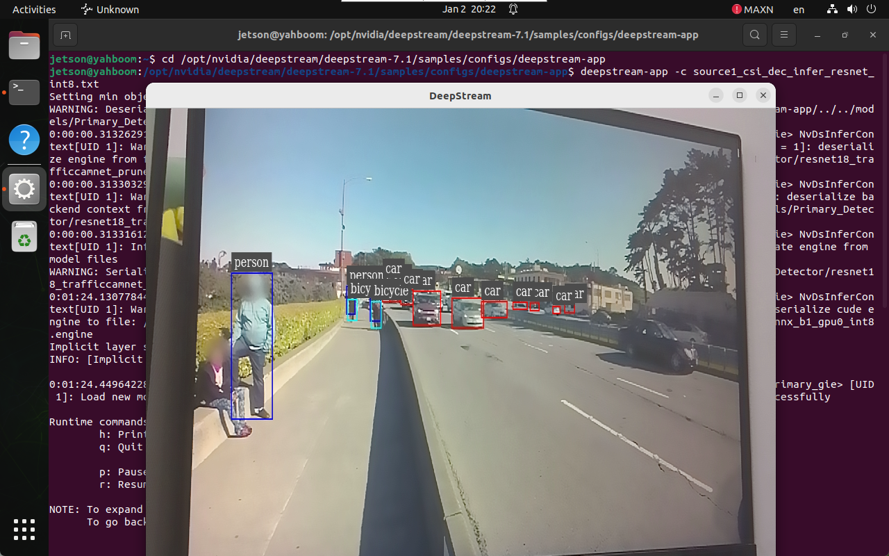 CSI Camera
Detection