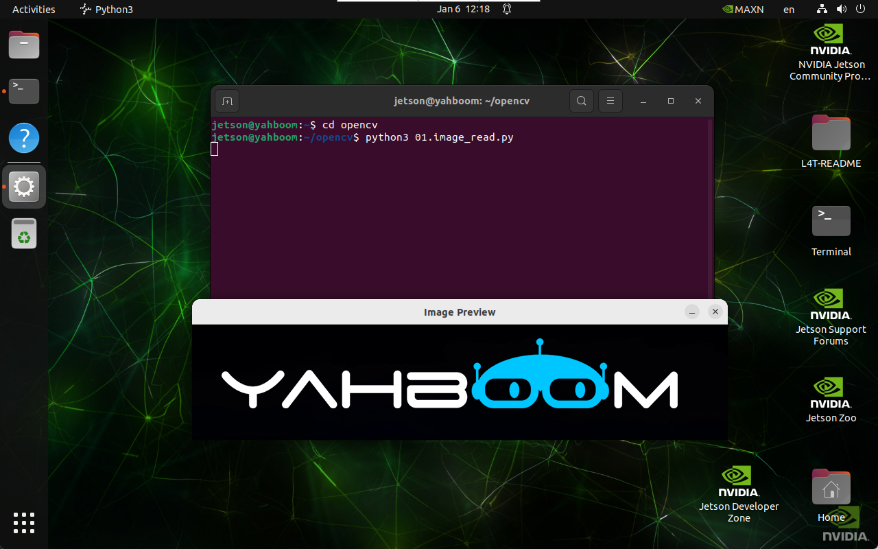 Image Display Result