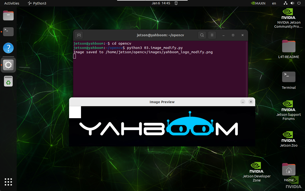 Image Modification Result